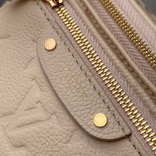 MINI BUMBAG 17 IN NUDE PINK EMBOSSED MONOGRAM EMPREINTE CALFSKIN