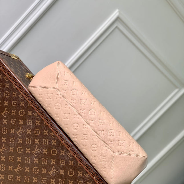 ANYTIME MM 42 IN NUDE PINK MONOGRAM EMPREINTE CALFSKIN