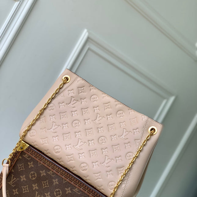 ANYTIME PM 34 IN NUDE PINK MONOGRAM EMPREINTE CALFSKIN