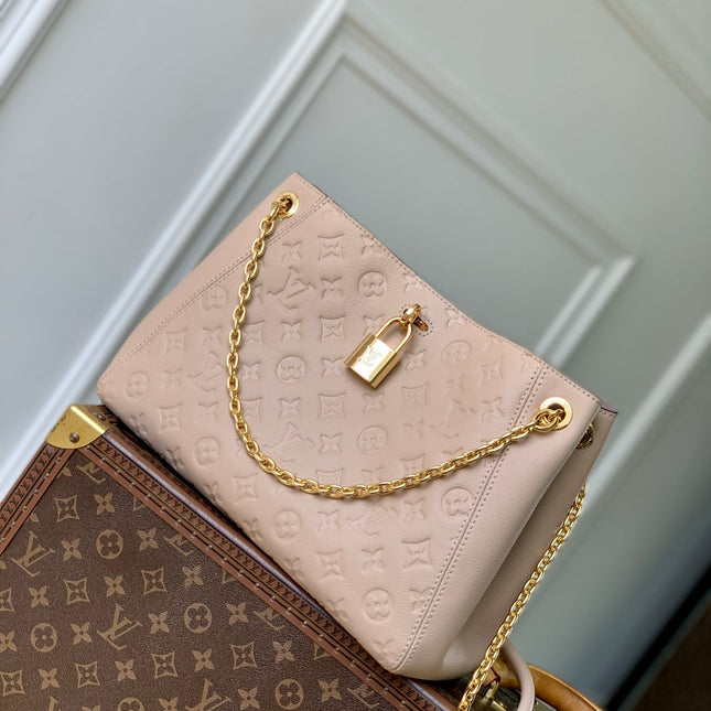 ANYTIME PM 34 IN NUDE PINK MONOGRAM EMPREINTE CALFSKIN