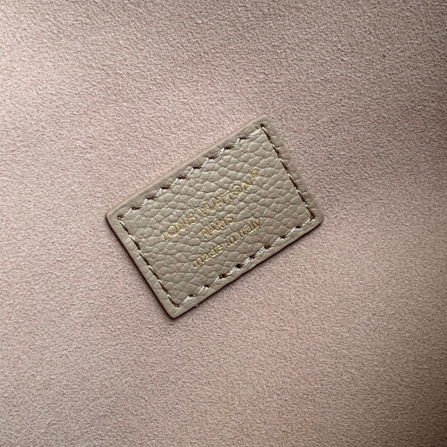 ANYTIME FLAP BAG 29.5 IN TOURTERELLE GRAY MONOGRAM CALFSKIN
