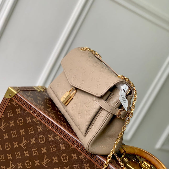 ANYTIME FLAP BAG 29.5 IN TOURTERELLE GRAY MONOGRAM CALFSKIN