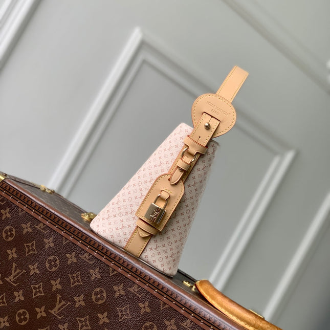 ROMANCE ALL IN BB 25S 18 IN DUNE MONOGRAM DAMIER CALFSKIN