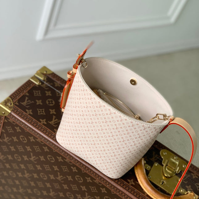 ROMANCE ALL IN BB 25S 18 IN DUNE MONOGRAM DAMIER CALFSKIN