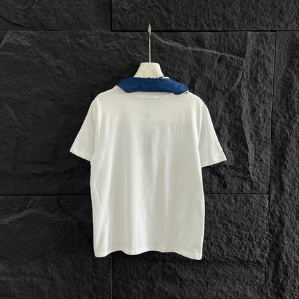 T-SHIRT WITH LV SILK SCARF IN JERSEY FABRIC 265970