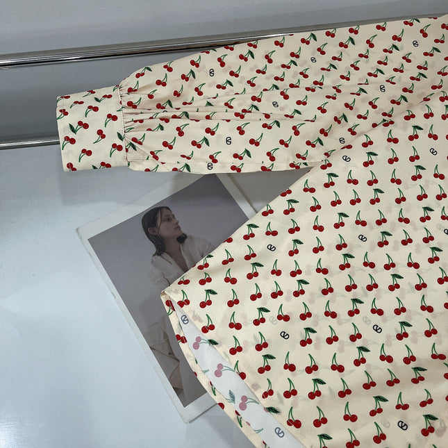 SILK SHIRT WITH CHERRY PRINT 265827