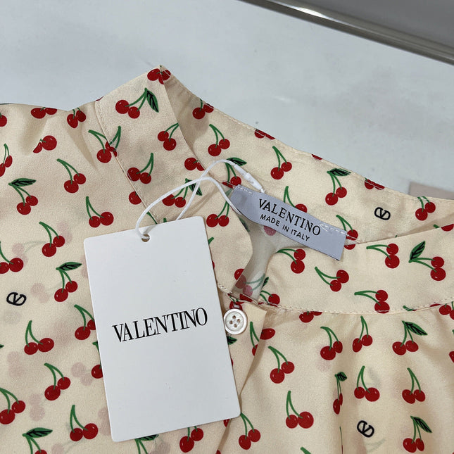 SILK SHIRT WITH CHERRY PRINT 265827