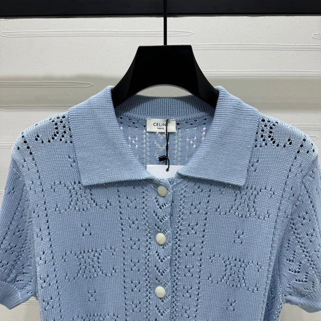 CELINE 25S POLO NECK CARDIGAN 264101