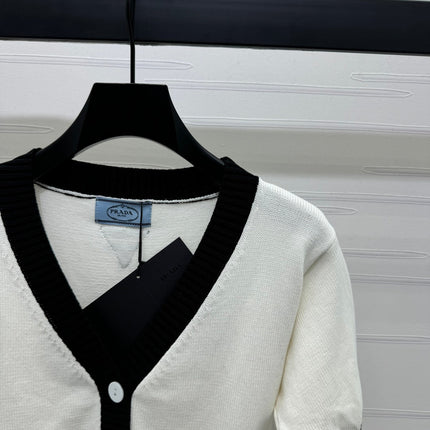 PRADA SHORT-SLEEVE KNIT TOP 269463