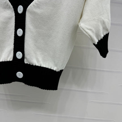 PRADA SHORT-SLEEVE KNIT TOP 269463