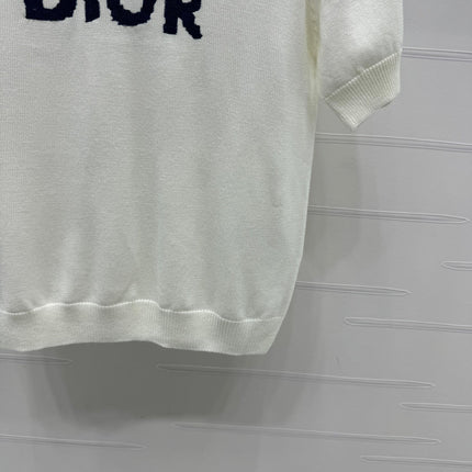 DIOR 25S MISS KNIT SHORT SLEEVE TOP 264242