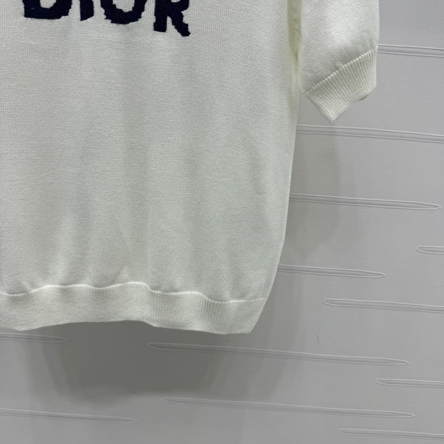 DIOR 25S MISS KNIT SHORT SLEEVE TOP 264242