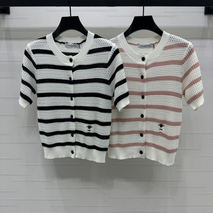 Dior 25 Short Sleeve Cardigan Wool 233494