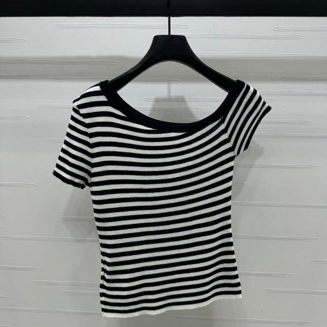 Prada 25 One-Shoulder Top Wool 233511