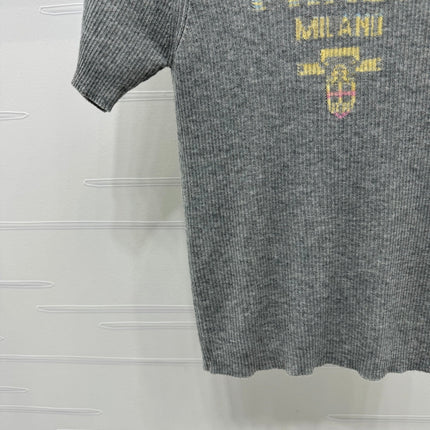 Prada 25 T-Shirt Wool with Acrylic 233531