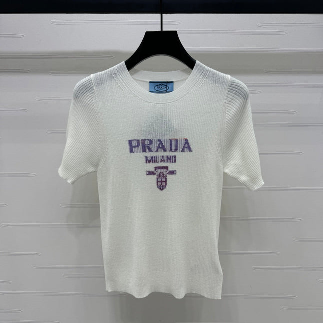 Prada 25 T-Shirt Wool with Acrylic 233531