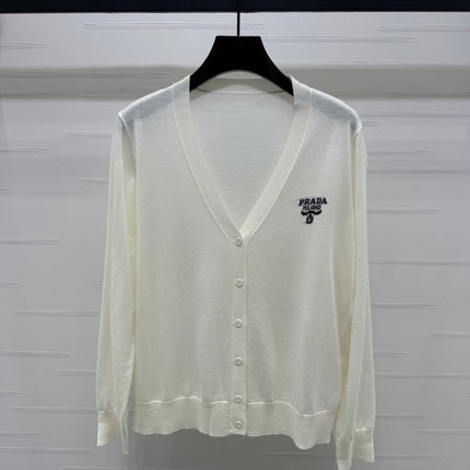 PRADA LONG-SLEEVE KNIT CARDIGAN 269461