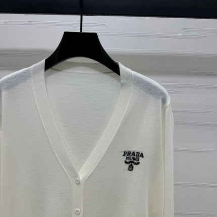 PRADA LONG-SLEEVE KNIT CARDIGAN 269461