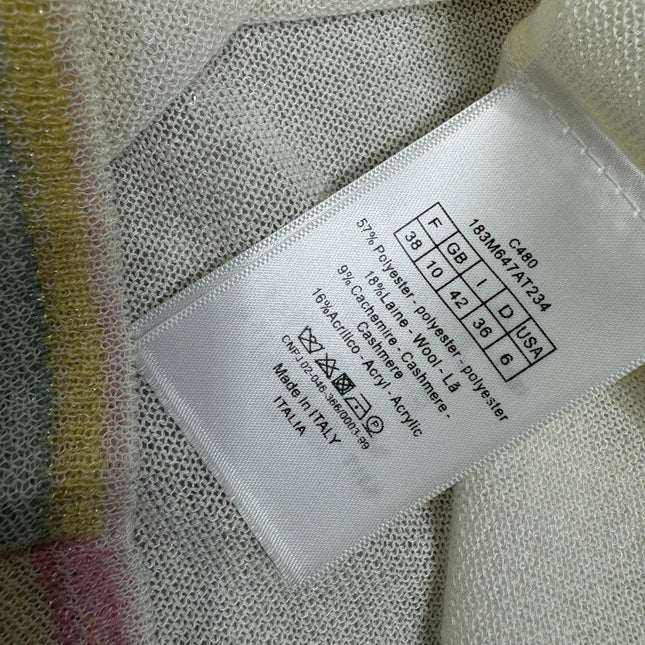 DIOR SHORT-SLEEVE KNIT TOP 269459