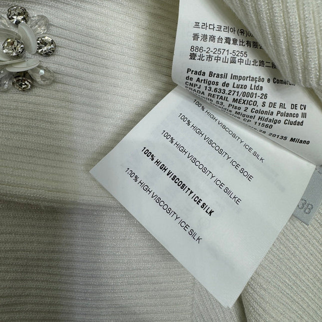 Miumiu 25 White Crop Top