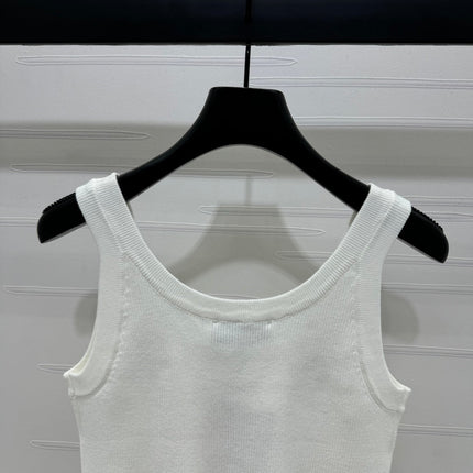 MIU 25S 3D RHINESTONE TANK TOP 264255