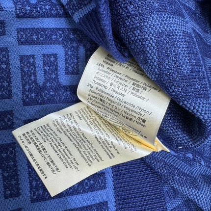 Fendi 25 Blue Knit Crop Top