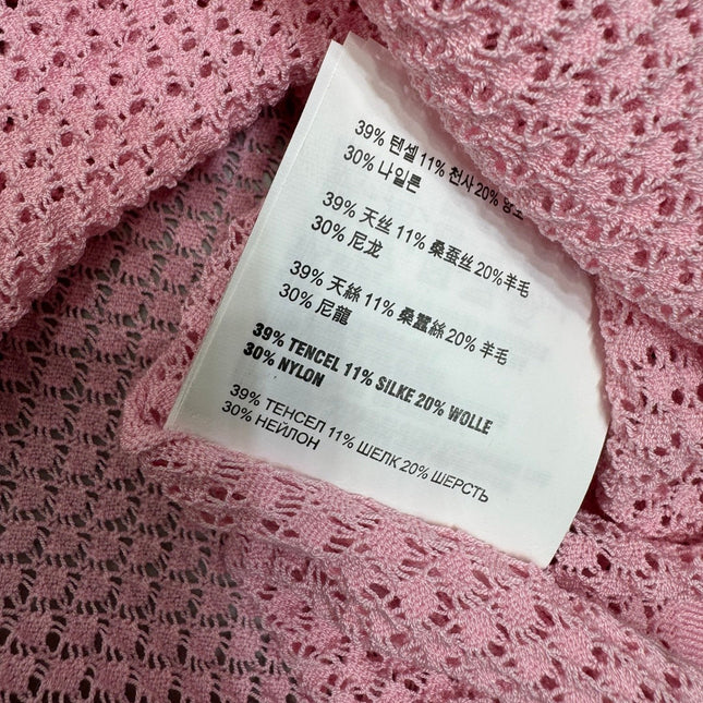 MIU 25S SHORT SLEEVE ROUND NECK CARDIGAN 264270