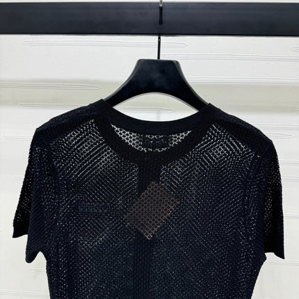 MIU 25S SHORT SLEEVE ROUND NECK CARDIGAN 264269