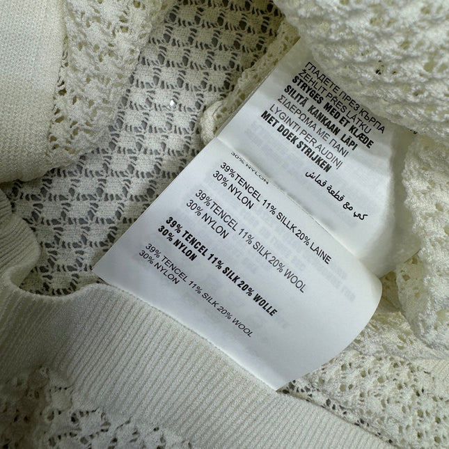 MIU 25S SHORT SLEEVE ROUND NECK CARDIGAN 264268