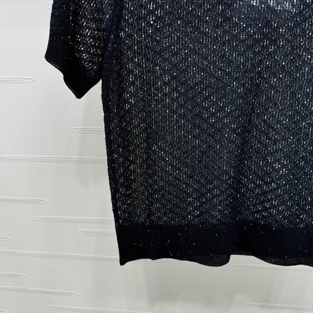 ALEXANDER WANG KNITTED SHORT-SLEEVE TOP 274968