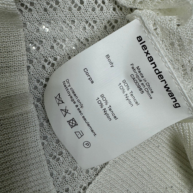 ALEXANDER WANG KNITTED SHORT-SLEEVE TOP 274967