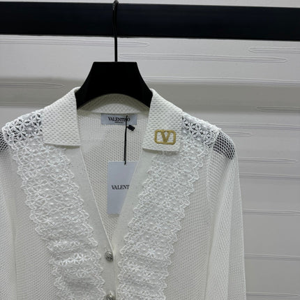 VALENTINO LONG-SLEEVE KNIT CARDIGAN 274971