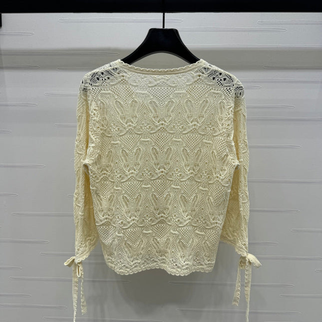 DIOR 25S 3D HAND KNIT CARDIGAN 264188