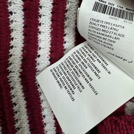 PRAD 25S STRIPED SWEATER 264183