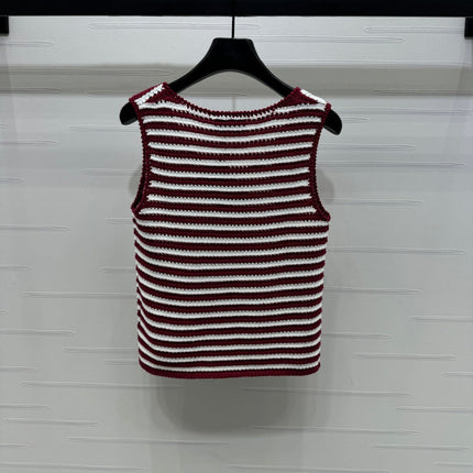 PRAD 25S STRIPED SWEATER 264183