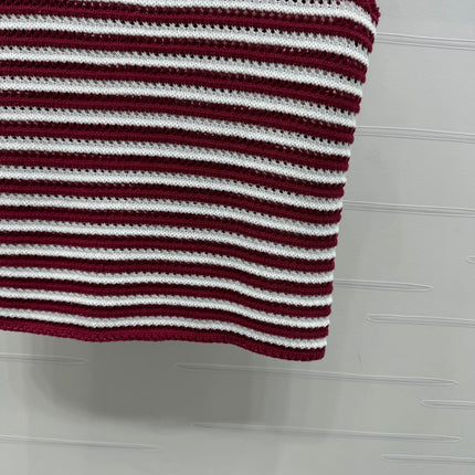 PRAD 25S STRIPED SWEATER 264183