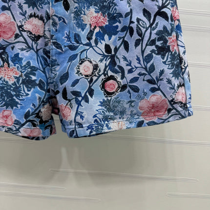 LV 25S PRINTED DENIM SHORTS 264196
