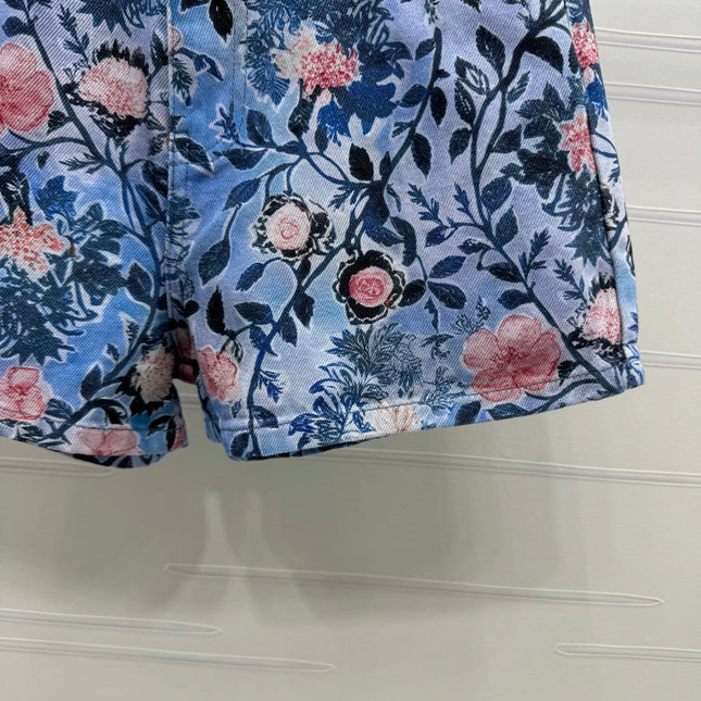 LV 25S PRINTED DENIM SHORTS 264196
