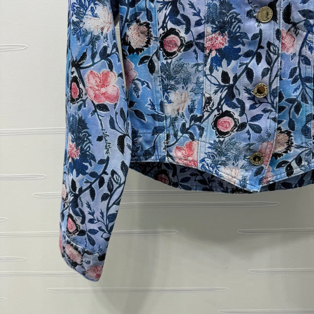 LV 25S PRINTED DENIM JACKET 264199