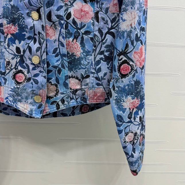 LV 25S PRINTED DENIM JACKET 264199