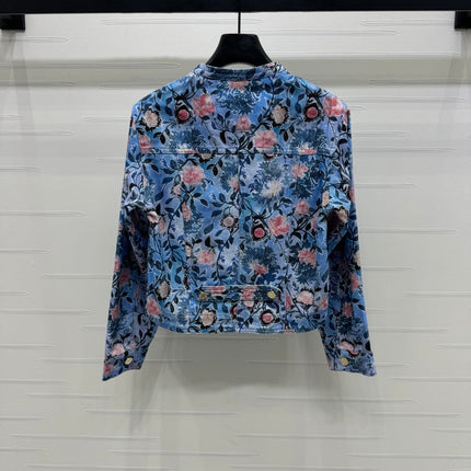 LV 25S PRINTED DENIM JACKET 264199
