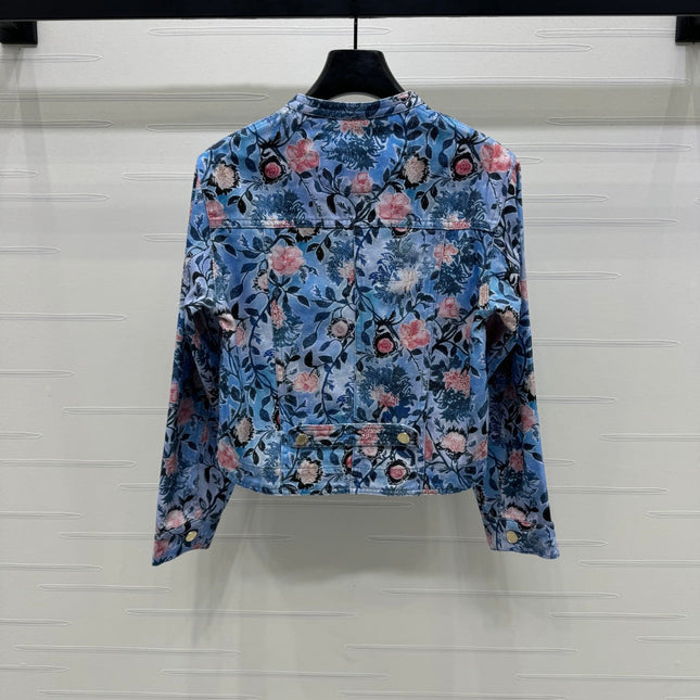 LV 25S PRINTED DENIM JACKET 264199