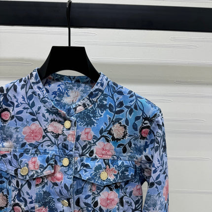 LV 25S PRINTED DENIM JACKET 264199