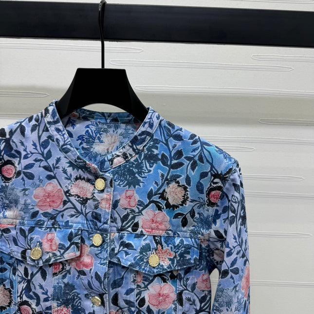 LV 25S PRINTED DENIM JACKET 264199