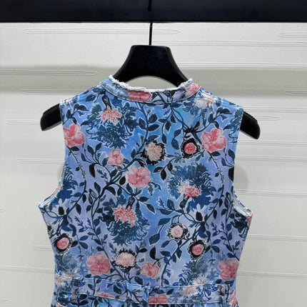 LV 25S ROUND NECK SLEEVELESS DRESS 264202