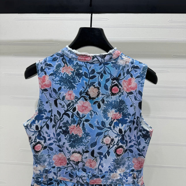 LV 25S ROUND NECK SLEEVELESS DRESS 264202
