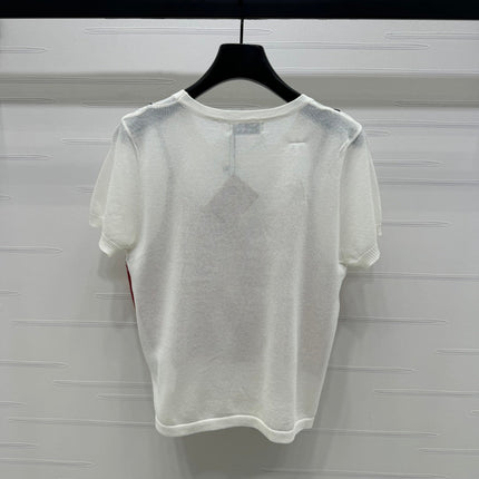 MIU 25S 2 PIECE KNITTED TOP WITH STRAPS 264130