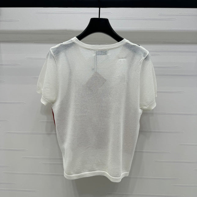 MIU 25S 2 PIECE KNITTED TOP WITH STRAPS 264130