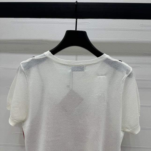 MIU 25S 2 PIECE KNITTED TOP WITH STRAPS 264130