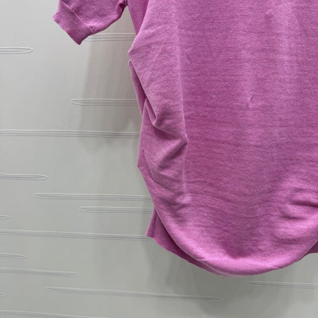 PRAD 25S SHORT SLEEVE KNIT TOP 264121